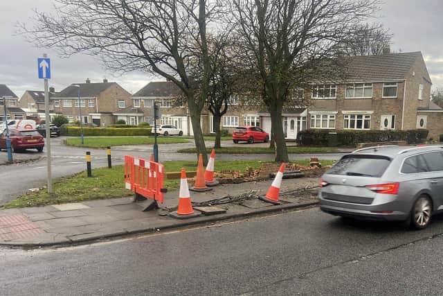 The scene of the collision at the junction of A689 Stockton Road and Wyverne Court, Hartlepool./ppPicture by FRANK REID