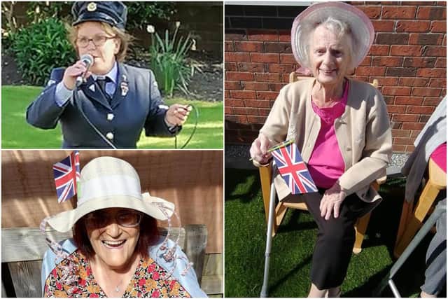 Pictures from Dinsdale Lodge care home's VE Day party.
