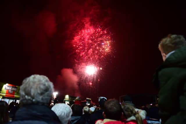 This year's  Seaton Carew display has been cancelled