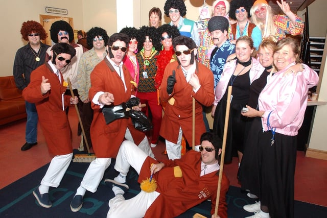 A host of Elvises at Garlads call centre in Hartlepool in 2008. See if you can spot someone you know.
