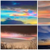 Did you see these beautiful 'rainbow clouds' over Hartlepool?