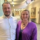 Councillor Matt Dodds and Councillor Pamela Hargreaves, who are vice chair and chair of Hartlepool Borough Council economic growth and regeneration committee. Pic via Hartlepool Borough Council.