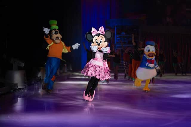 Disney On Ice Dream Big timeless classic characters Goofy, Minnie and Donald