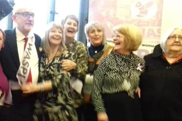 Members of the Hartlepool WASPI branch also chatted to Labour leader Jeremy Corbyn.
