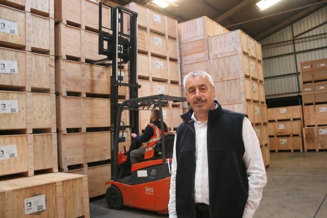 David Nicholson, Owner of The Nicholson Group at its 55,000sq ft warehouse in Billingham.