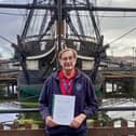 Derek Hinds, volunteer at the National Museum of the Royal Navy Hartlepool.