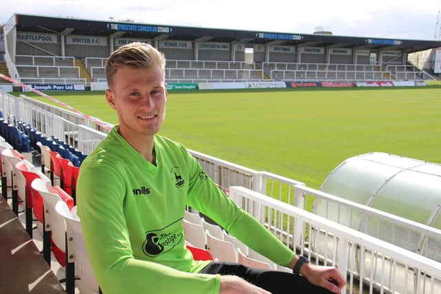 Pools have announced the loan signing of goalkeeper Henrich Ravas from Derby County.
