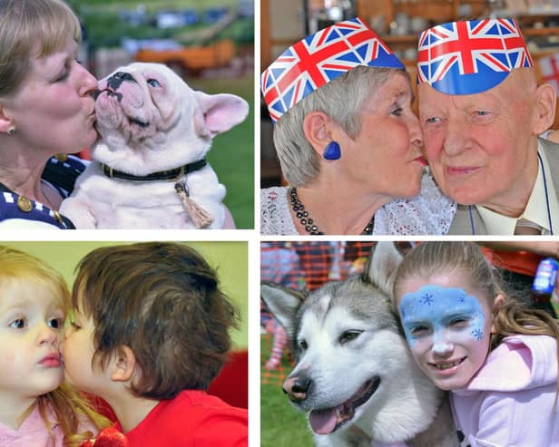 Lovely archive photos to set the scene for International Kissing Day.
