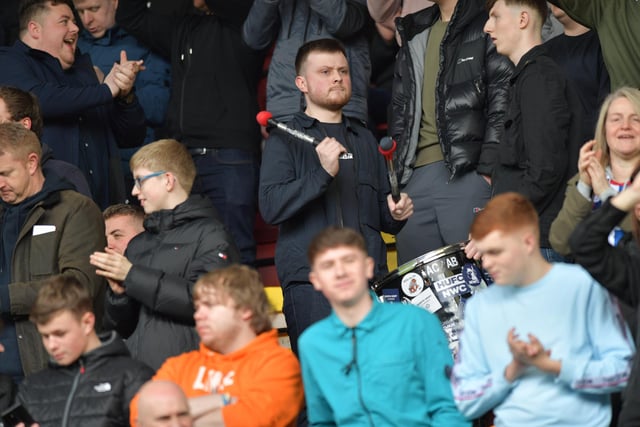 Pools fans turn up the volume at Valley Parade. (Photo: Scott Llewellyn | MI News)