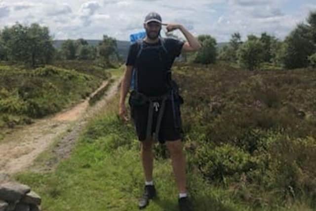 Gavin Jones walked 300 miles solo from Swansea to Hartlepool.