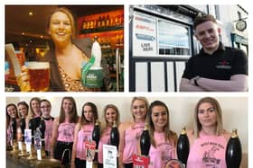 Hartlepool bar workers over the years.