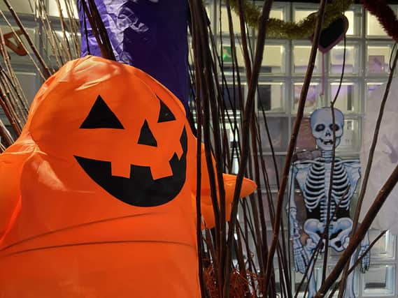 Halloween decorations at The Place in The Park cafe in Ward Jackson Park, Hartlepool. Picture by FRANK REID