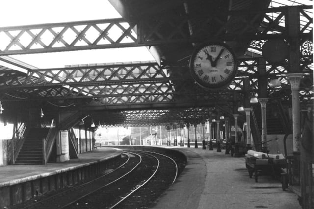 A view from Hartlepool station taken in 1972 and looking southbound. Photo: Hartlepool Library Service