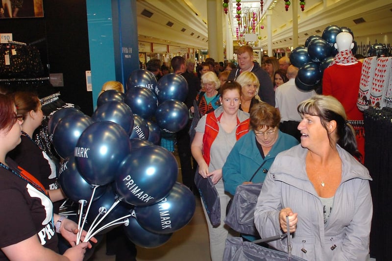 Customers flood in to the new Primark store in The Bridges. Are you pictured?
