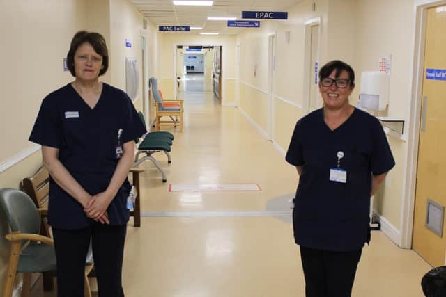 Staff from the Homeward Team at University Hospital of Hartlepool.
