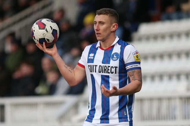 Ferguson has captained Hartlepool in the absence of Nicky Featherstone - something which could continue against Swindon. (Photo: Michael Driver | MI News)