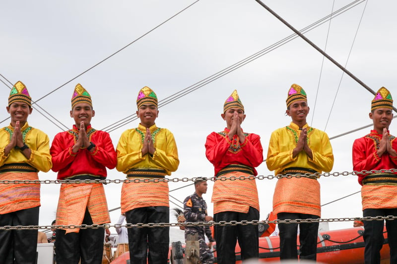 What a performance by the crew of the Bima Suci at the Tall Ships Races on Saturday.