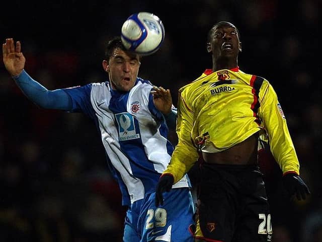 Peter Hartley in his previous spell for Hartlepool United. (Photo by Richard Heathcote/Getty Images).