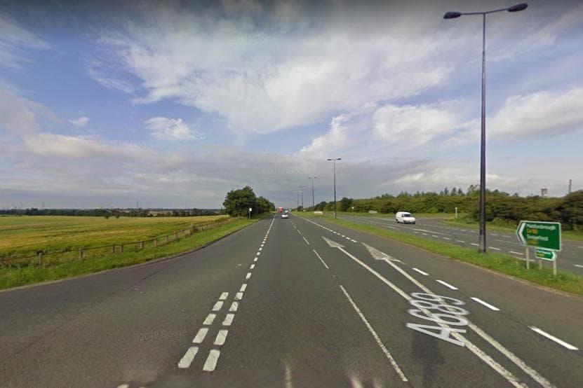 Two cars and minibus in three-vehicle collision on outskirts of Hartlepool 
