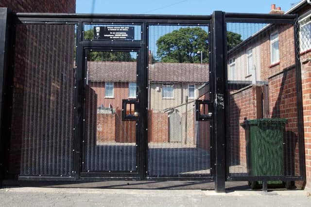 Eighteen sets of alley gates across Hartlepool are to be improved.