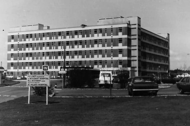 The first part of the new General Hospital which was opened by the Duchess of Kent in 1972. However, A and E patients had to go to St Hilda's Hospital. Photo: Hartlepool Library Service.