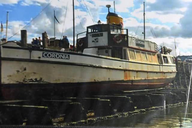 The boat was virtually a wreck when she was bought by Graham Beesley and Pauline Field in 2017.