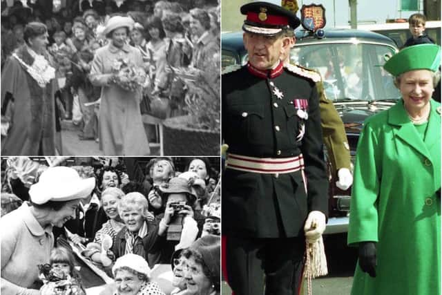 Memories of Her Majesty in Hartlepool and East Durham.