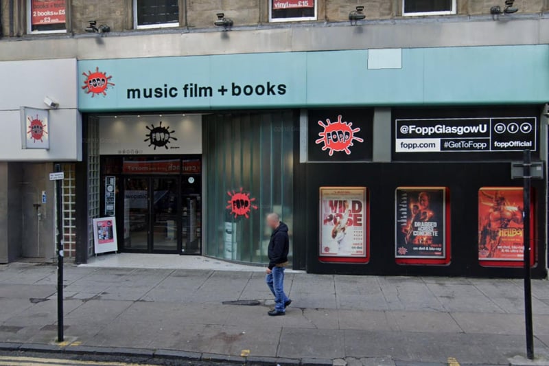 The Glasgow branch of Fopp, on Union Street, reopens on Monday, April 26.