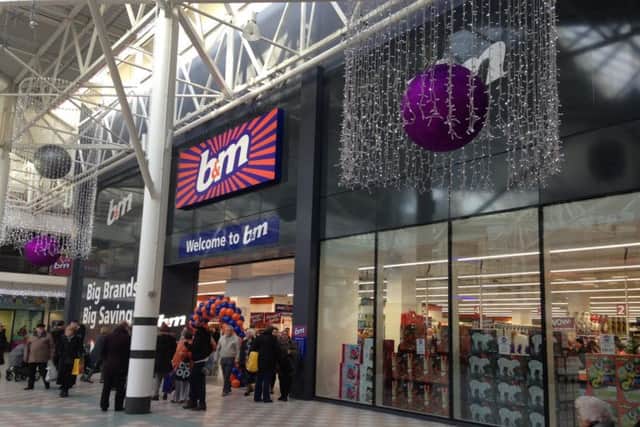 Shoppers check out the new B&M shop in Hartlepool's Middleton Grange Shopping Centre.