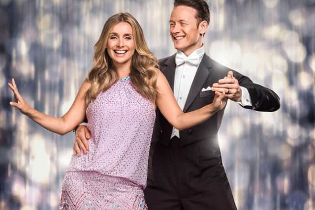 Louise Redknapp and Kevin Clifton. Picture: Press Association.