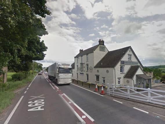 The Foxhall Inn, on the A66, near Richmond. Picture courtesy of Google Maps.