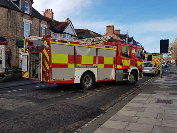 Emergency services were called to Grange Road in Hartlepool