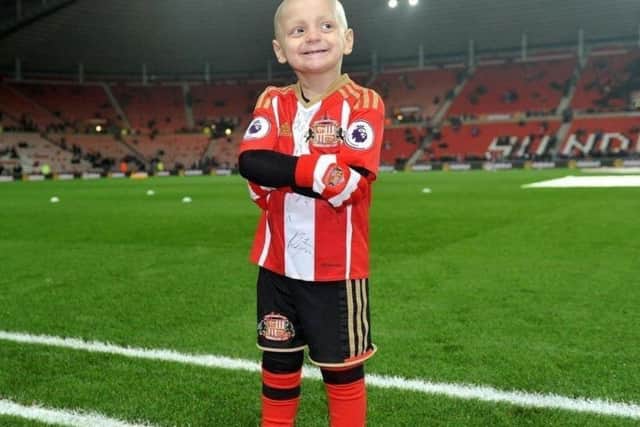 Bradley Lowery loved being a Sunderland mascot.