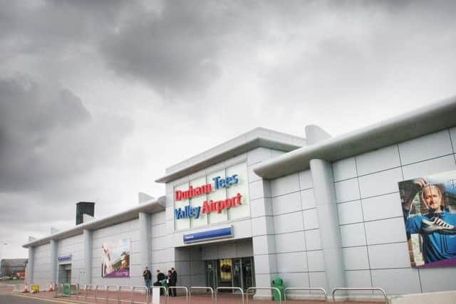 Durham Tees Valley Airport.
