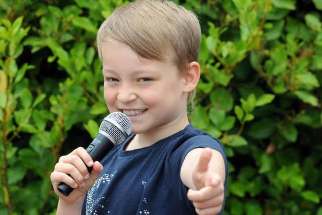 Lennon Hutchinson, 9 is leading a wildcard vote for the TeenStar singing and dance competition.