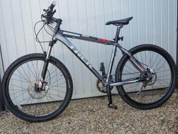 This bike was stolen from the town centre, sparking an appeal from police.
