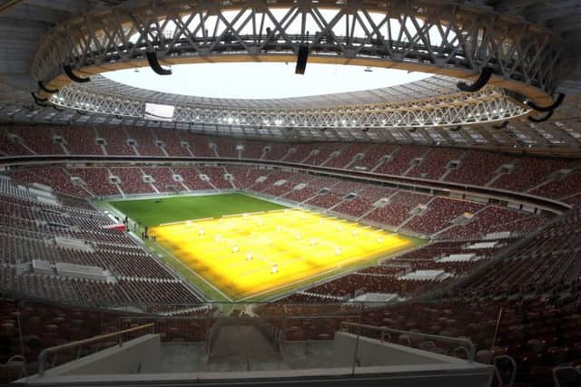 The Luzhniki Stadium where the World Cup final will be played in July.  Nick Potts/PA Wire.