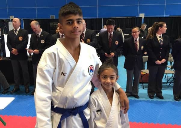 Ekam and Sheena Takhar who are students from the Hartlepool Wadokai Karate Club, have become Canada National Karate champions after taking part in the Canada Open Karate Championships.