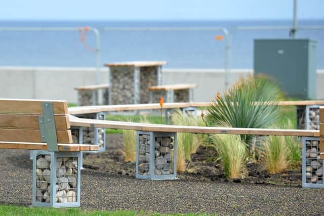 Part of a new play area being built at  Seaton Carew, Hartlepool. Picture by FRANK REID