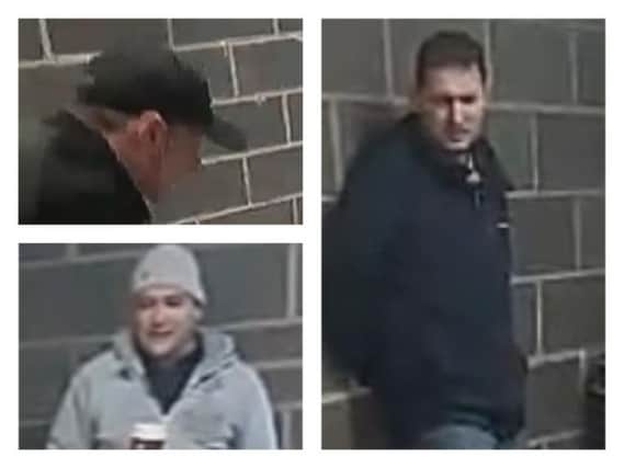 Police want help in identifying these men.