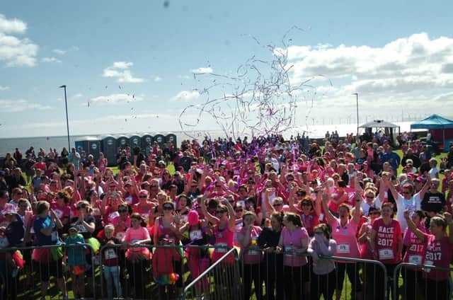 Runners taking part in the Race for Life event at Seaton Carew last year. Picture: Tom Collins.