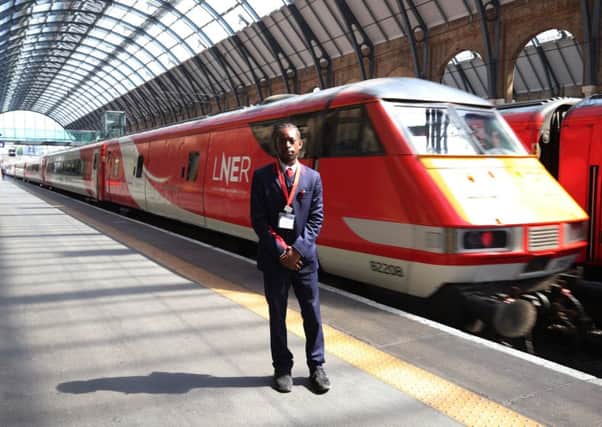 An LNER train leaves the platform at London Kings Cross as the new service replaces failed rail franchise Virgin Trains East Coast.