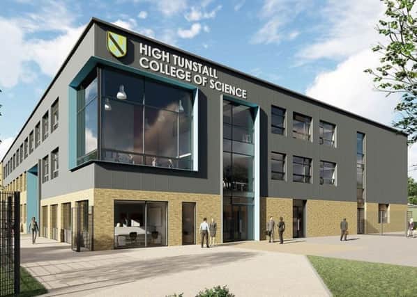 Artists impressions of the new High Tunstall College of Science.
Courtesy of BAM Design