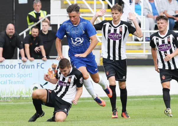 Hartlepool United's Josh Hawkes during the pre-season friendly against Spennymoor Town.