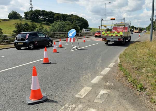 Traffic survey underway at the junction of the A179 and A19. Picture by FRANK REID