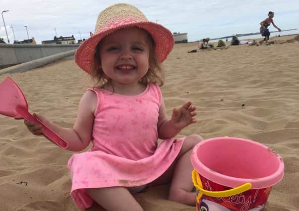 Andrew Surtees sent us this smashing picture of daughter Mia enjoying Seaton beach.