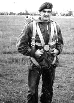 Wally Stewart aged 27 in No 2 Squadron RAF Regiment.