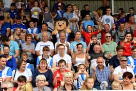 Hartlepool United supporters at the Hartlepool United photo and fans event.  Picture by FRANK REID