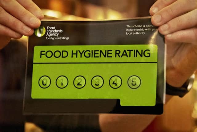 All businesses which handle food are given a food hygiene rating by the Food Standards Agency.
