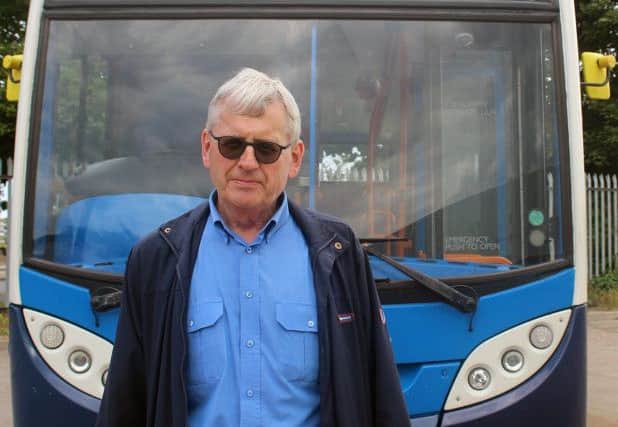David Littlewood has been a bus driver for 35 years.